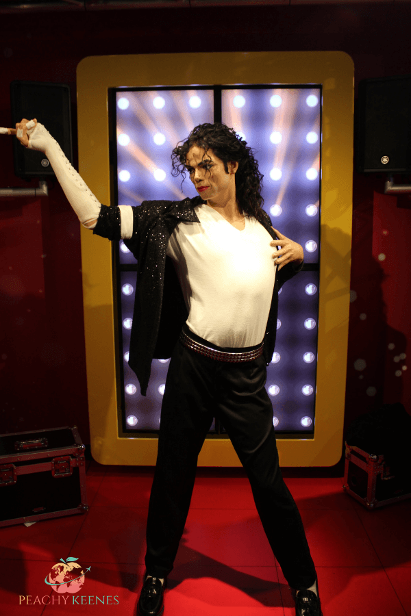 Wax statue of Michael Jackson at Madame Tussauds 
